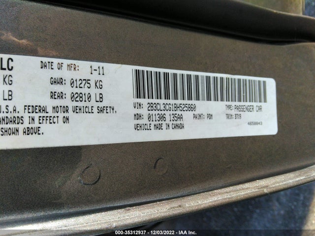 Dodge Charger Rallye 2011 2B3CL3CG1BH525860 Image 10