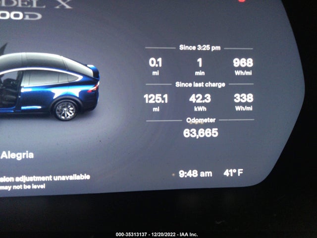 2017 Tesla Model X, VIN: 5YJXCDE27HF056859