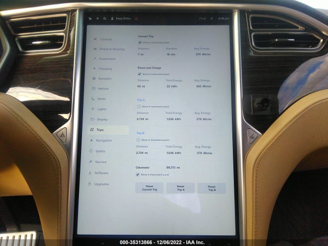 Tesla Model X P90d/75d/p100d 2016 5YJXCBE46GF000464 Image 8