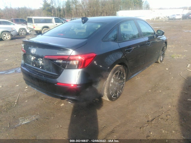 2022 HONDA CIVIC SEDAN SPORT VIN: 2HGFE2F56NH610421