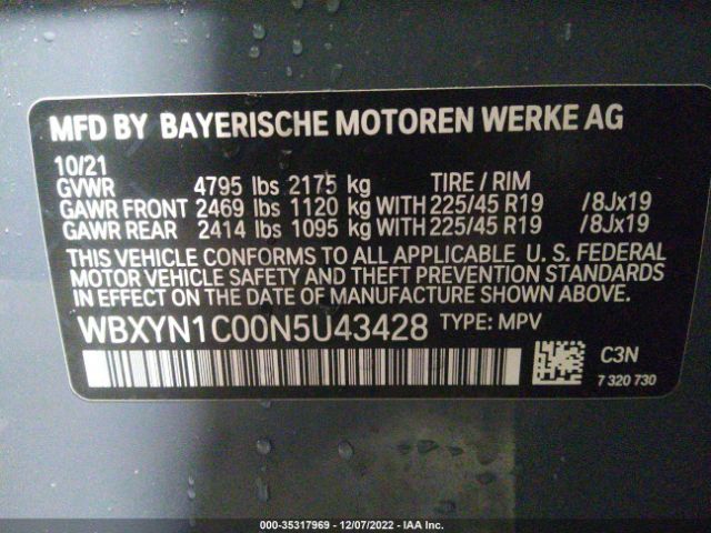 WBXYN1C00N5U43428 BMW X2 M35i