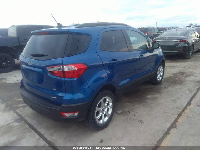 2018 FORD ECOSPORT SE VIN: MAJ3P1TEXJC189350