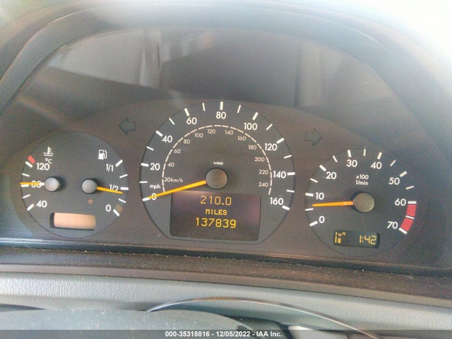 2001 MERCEDES-BENZ CLK-CLASS VIN: WDBLK65G41T087531