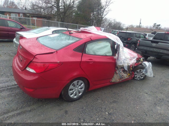 2015 HYUNDAI ACCENT GLS VIN: KMHCT4AE7FU831370