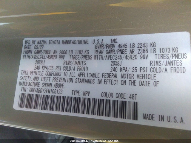 2023 Mazda CX-50, VIN: 7MMVABDY2PN106123