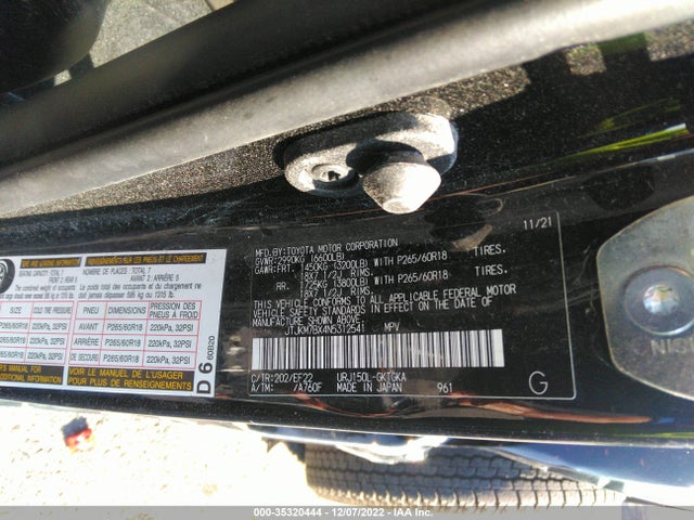 2022 Lexus GX, VIN: JTJKM7BX4N5312541