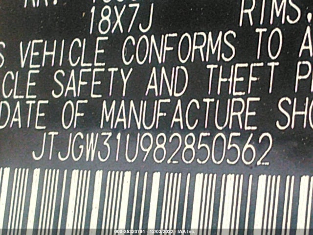 Lexus RX 400H 2008 JTJGW31U982850562 Image 10