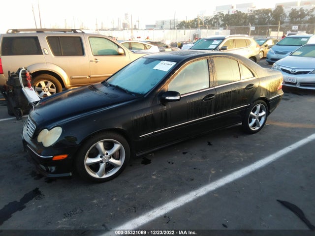2006 MERCEDES-BENZ C-CLASS SPORT VIN: WDBRF52HX6A849995