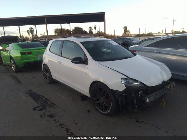2012 VOLKSWAGEN GTI W/CONV & SUNROOF PZEV VIN: WVWFD7AJ1CW012111