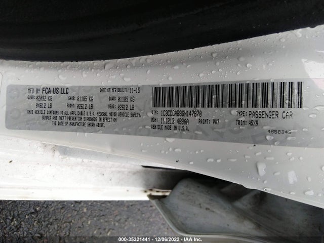 Chrysler 200 Limited 2016 1C3CCCAB8GN147870 Image 9