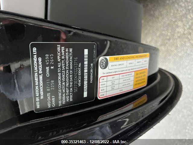 SCFFDECN1CGG13716 Aston Martin Virage