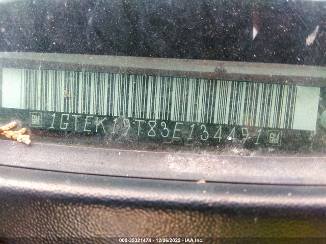 GMC Sierra 1500 Sle 2003 1GTEK19T83E134491 Image 10