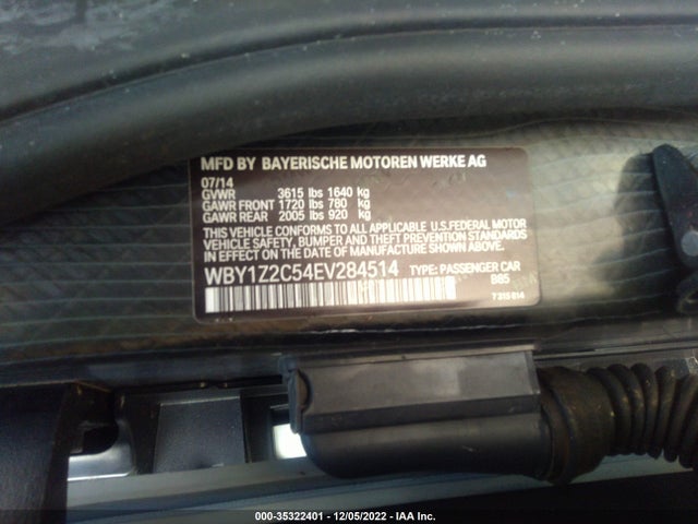 BMW I3 2014 WBY1Z2C54EV284514 Image 9