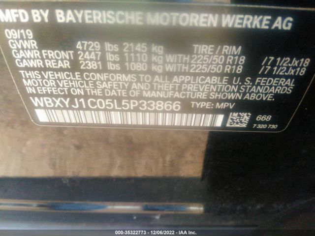 WBXYJ1C05L5P33866 BMW X2 Xdrive28i