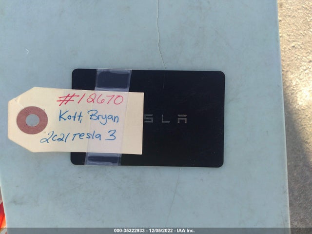 Tesla Model 3 Performance 2021 5YJ3E1EC7MF985038 Image 3
