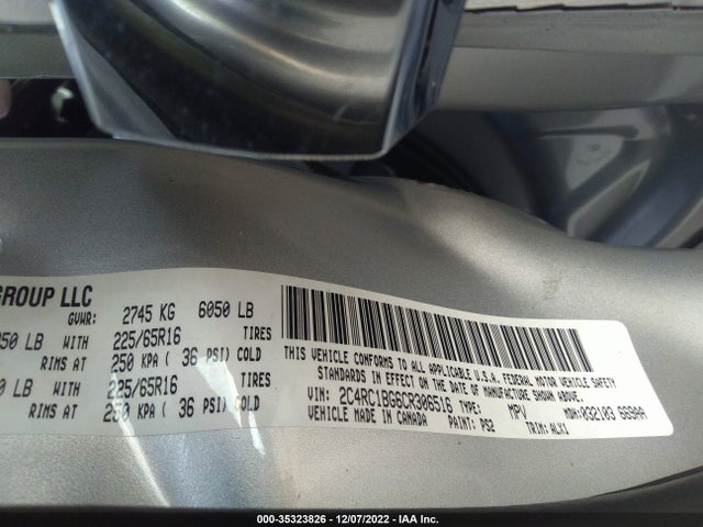 2C4RC1BG6CR306516 Chrysler Town & Country Touring