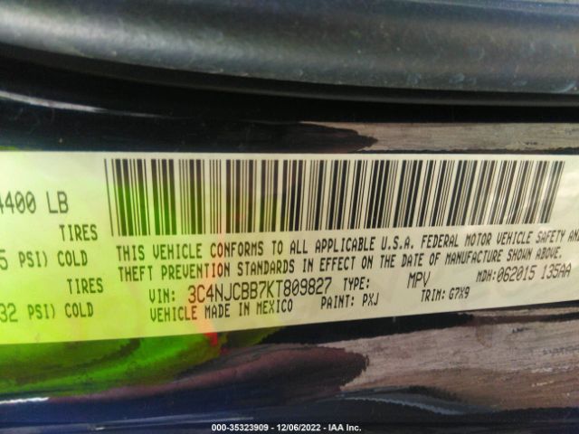3C4NJCBB7KT809827 Jeep Compass Altitude