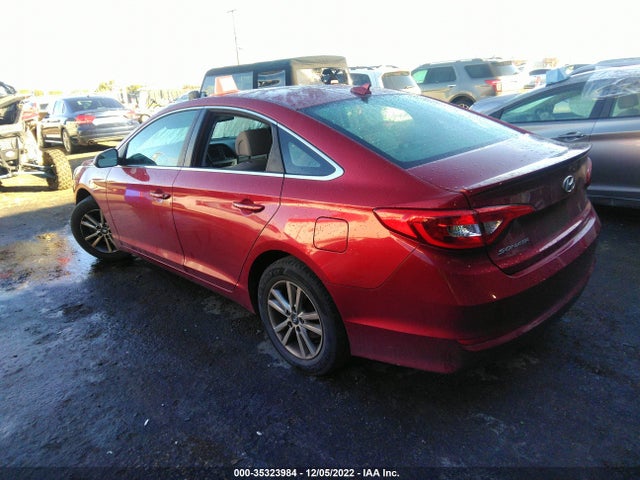 2015 HYUNDAI SONATA 2.4L SE VIN: 5NPE24AFXFH174762