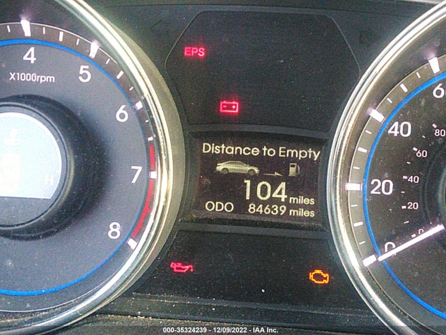2013 HYUNDAI SONATA GLS VIN: 5NPEB4ACXDH792859