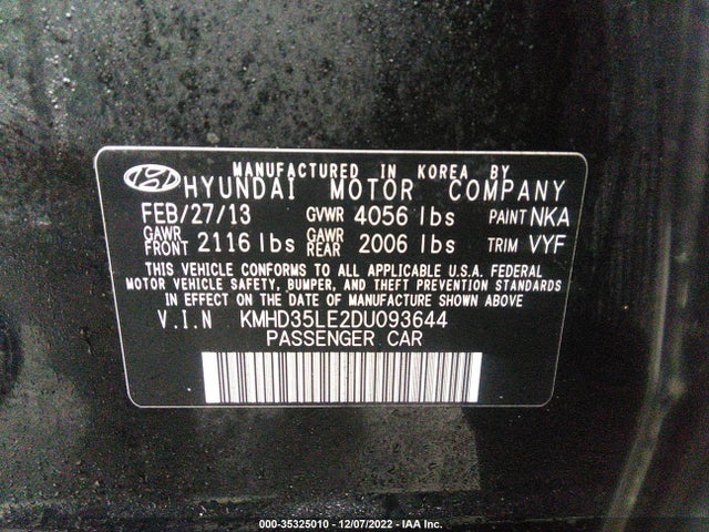 Hyundai ELANTRA GT 2013 KMHD35LE2DU093644 Image 11