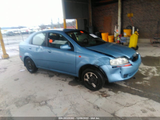 2004 CHEVROLET AVEO BASE VIN: KL1TD52624B219558