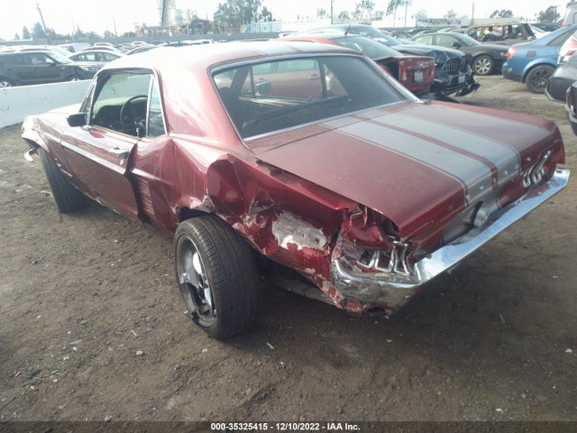 1967 FORD MUSTANG VIN: 0000007R01C169837