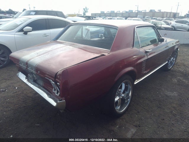 1967 FORD MUSTANG VIN: 0000007R01C169837