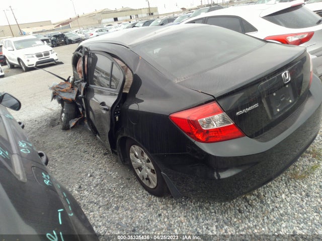 2012 HONDA CIVIC SDN LX VIN: 19XFB2F50CE303357