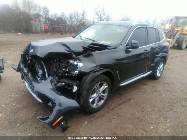 BMW X3 Xdrive30i 2021 5UXTY5C03M9H48632 Image 2