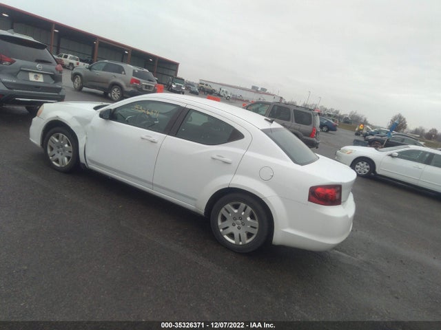 2012 DODGE AVENGER SE VIN: 1C3CDZAB2CN110131