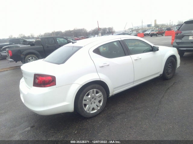 2012 DODGE AVENGER SE VIN: 1C3CDZAB2CN110131