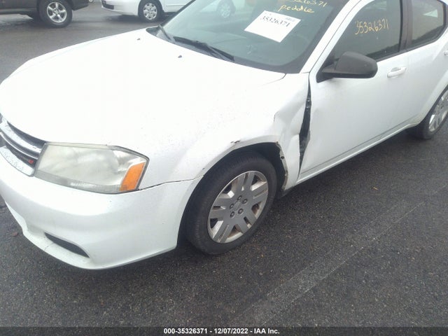 2012 DODGE AVENGER SE VIN: 1C3CDZAB2CN110131