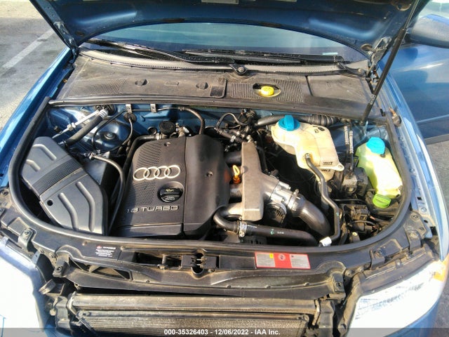 2003 AUDI A4 1.8T VIN: WAULC68E43A173166