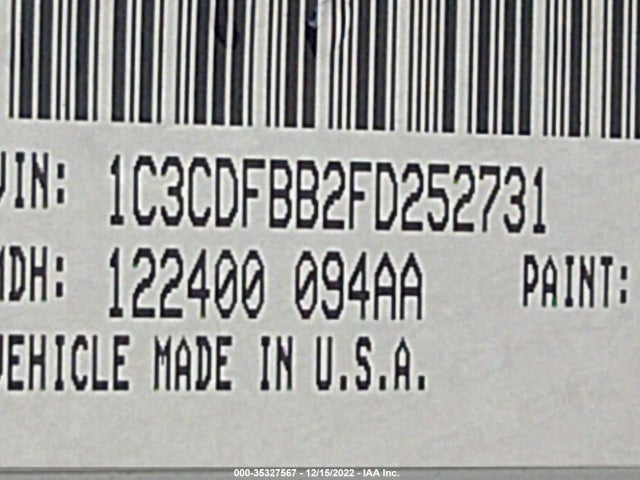 Dodge DART SXT 2015 1C3CDFBB2FD252731 Image 9