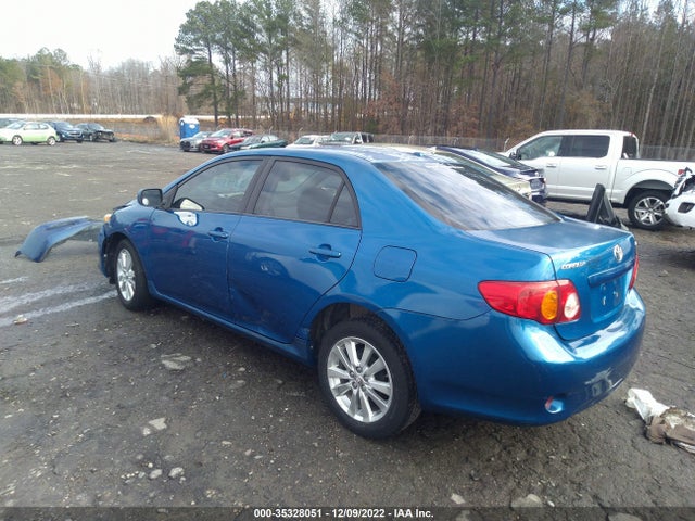 2009 TOYOTA COROLLA VIN: 2T1BU40E49C006127