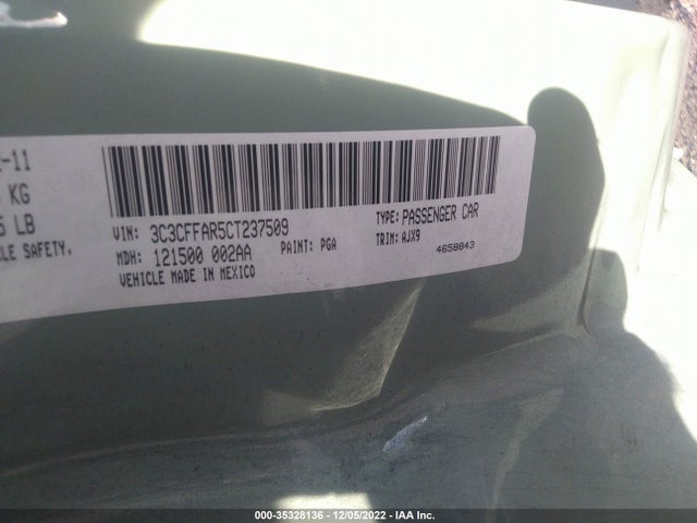 3C3CFFAR5CT237509 Fiat 500 POP