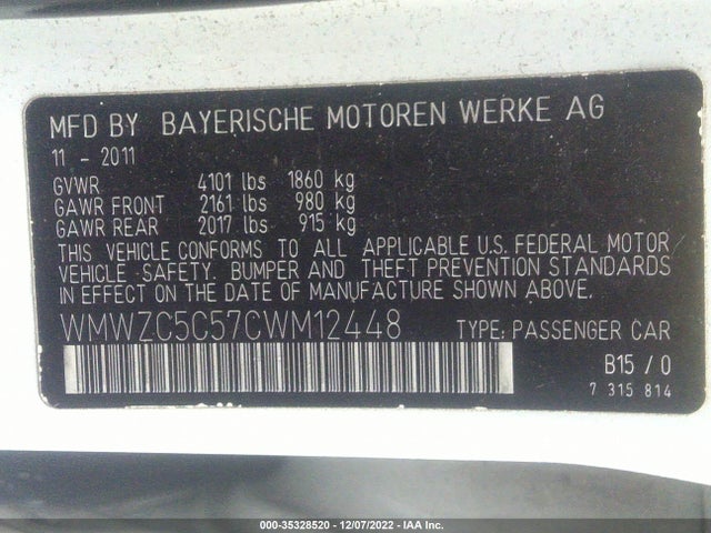 WMWZC5C57CWM12448 Mini Cooper Countryman S