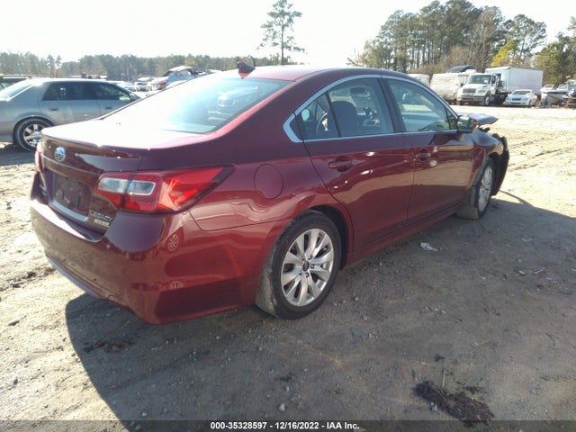 2016 SUBARU LEGACY 2.5I PREMIUM VIN: 4S3BNAC67G3053206