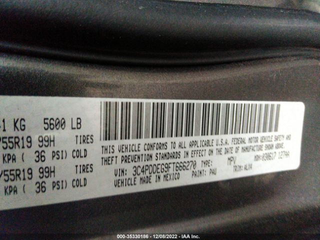 3C4PDDEG9FT666270 Dodge Journey R/t