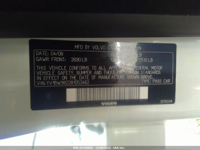 YV1BW982281053462 Volvo V70
