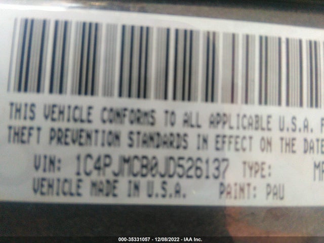 Jeep Cherokee 2018 1C4PJMCB0JD526137 Image 10