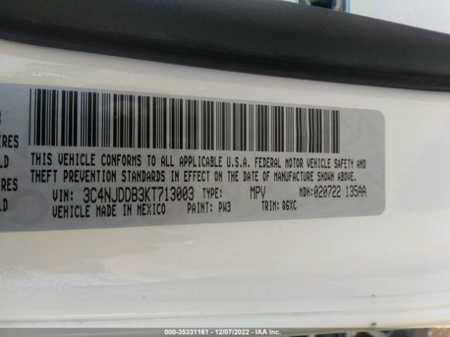 3C4NJDDB3KT713003 Jeep Compass Trailhawk