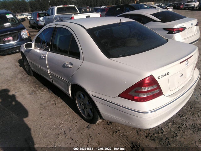 2002 MERCEDES-BENZ C CLASS VIN: WDBRF61J12F240866