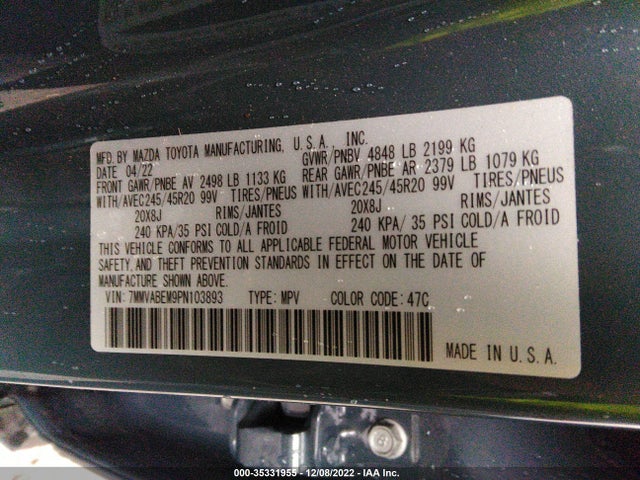 2023 Mazda CX-50, VIN: 7MMVABEM9PN103893