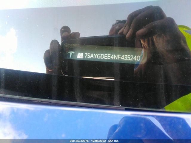 Tesla Model Y Long Range 2022 7SAYGDEE4NF435240 Image 9