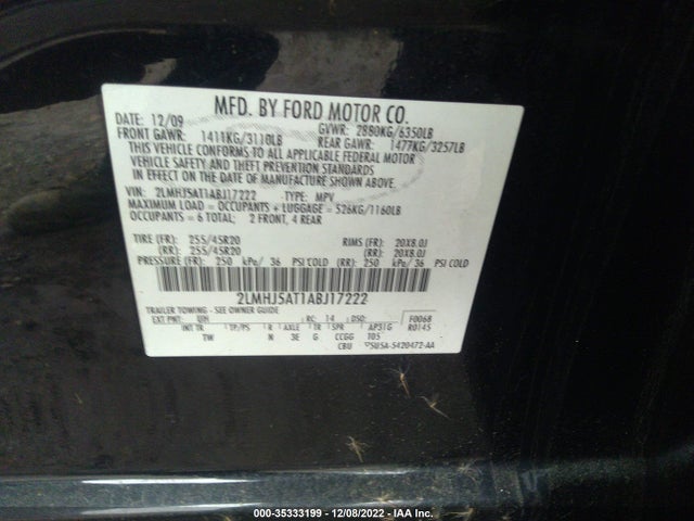 Lincoln Mkt W/ecoboost 2010 2LMHJ5AT1ABJ17222 Image 14