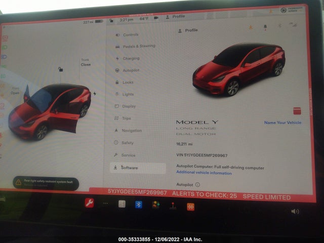 Tesla Model Y Long Range 2021 5YJYGDEE5MF269967 Image 7