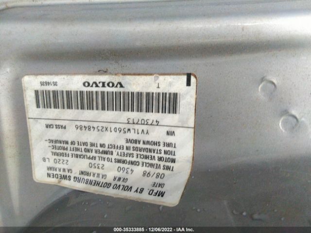 YV1LW56D1X2548486 Volvo V70