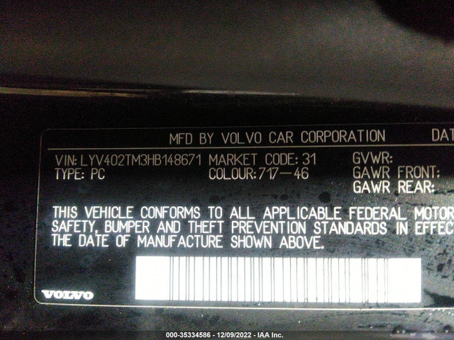 2017 Volvo S60, VIN: LYV402TM3HB148671