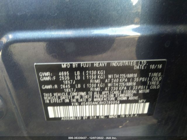4S4BSANC8H3280056 Subaru Outback Limited